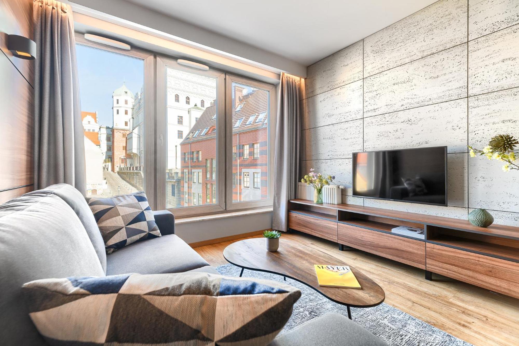 Park Apartment Old Town By Noclegi Renters ชเตชชิน ภายนอก รูปภาพ